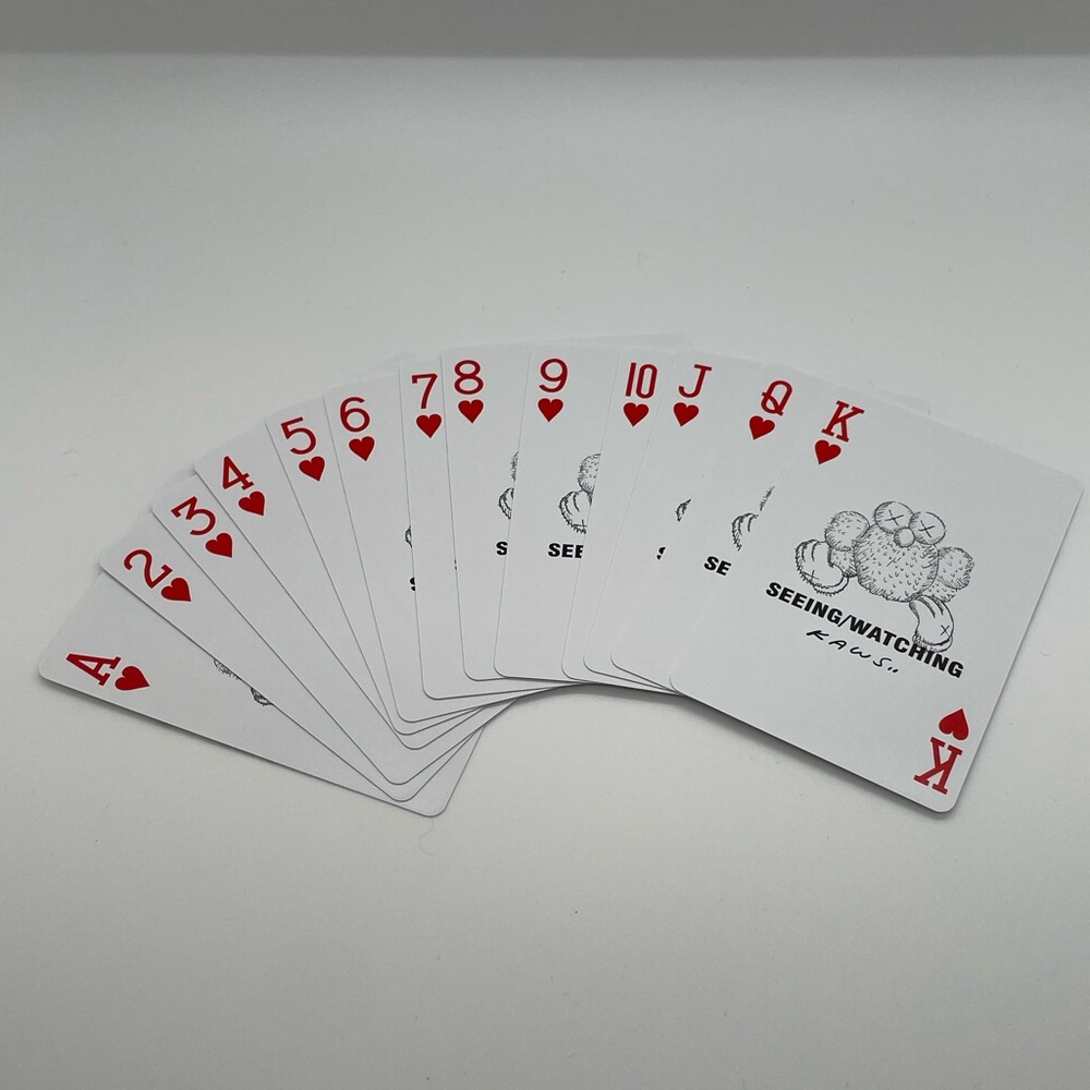 NIB RARE KAWS WATCHING/SEEING PLAYING DECK OF CARDS - Picture 6 of 13